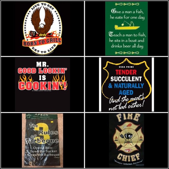 Funny Apron | Other | Nwt Funny Apron Mens Bbq Fishing Grilling | Poshmark